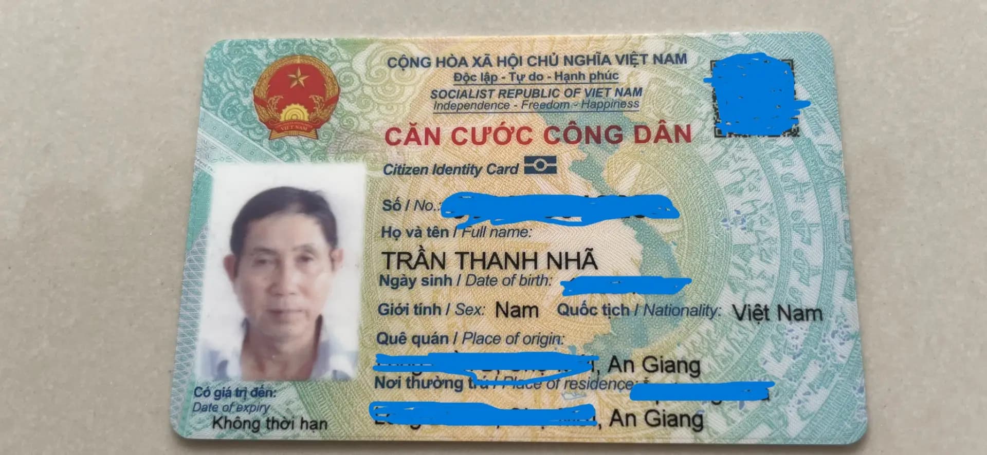 Rơi CCCD Trần Thanh Nhã ,Nguyễn Thị Thu Nga