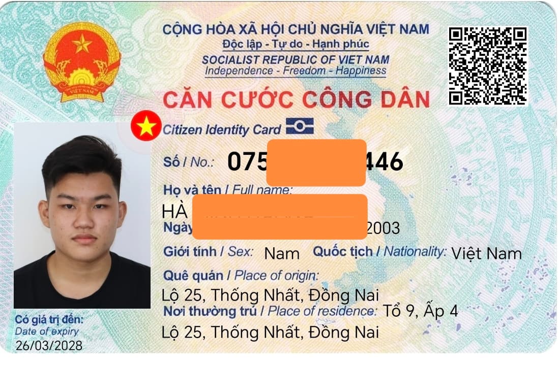 Rơi ví , giấy tờ tùy thân Hà Minh Hoàng 2003 rơi ở Phú Quốc 