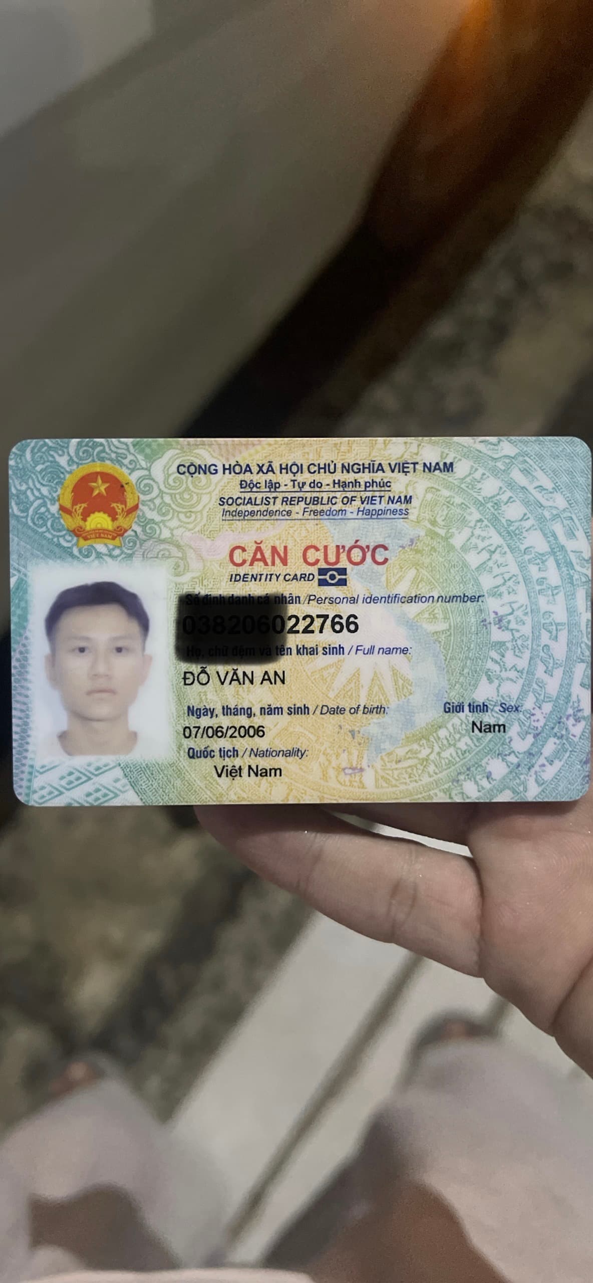 Em tên Đỗ Văn An rớt ví ở tp.HCM 