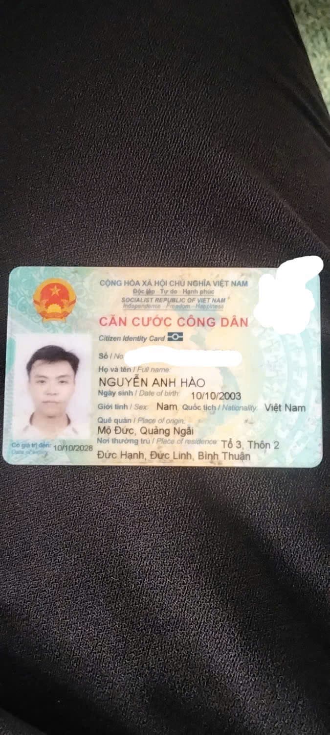 Rơi ví giấy tờ