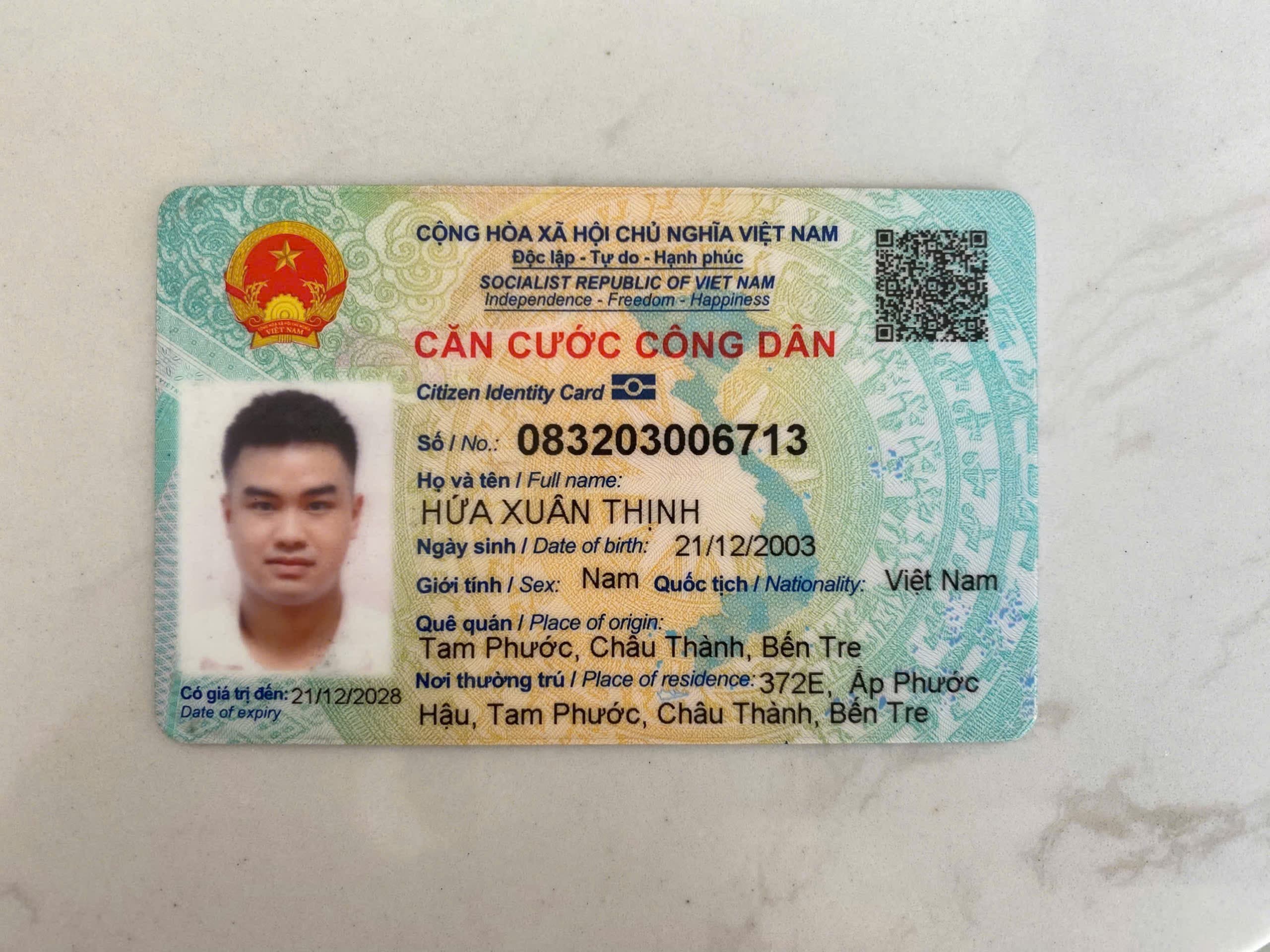 Rơi ví Tôi hứa Xuân thịnh 2003 rơi ở bến tre