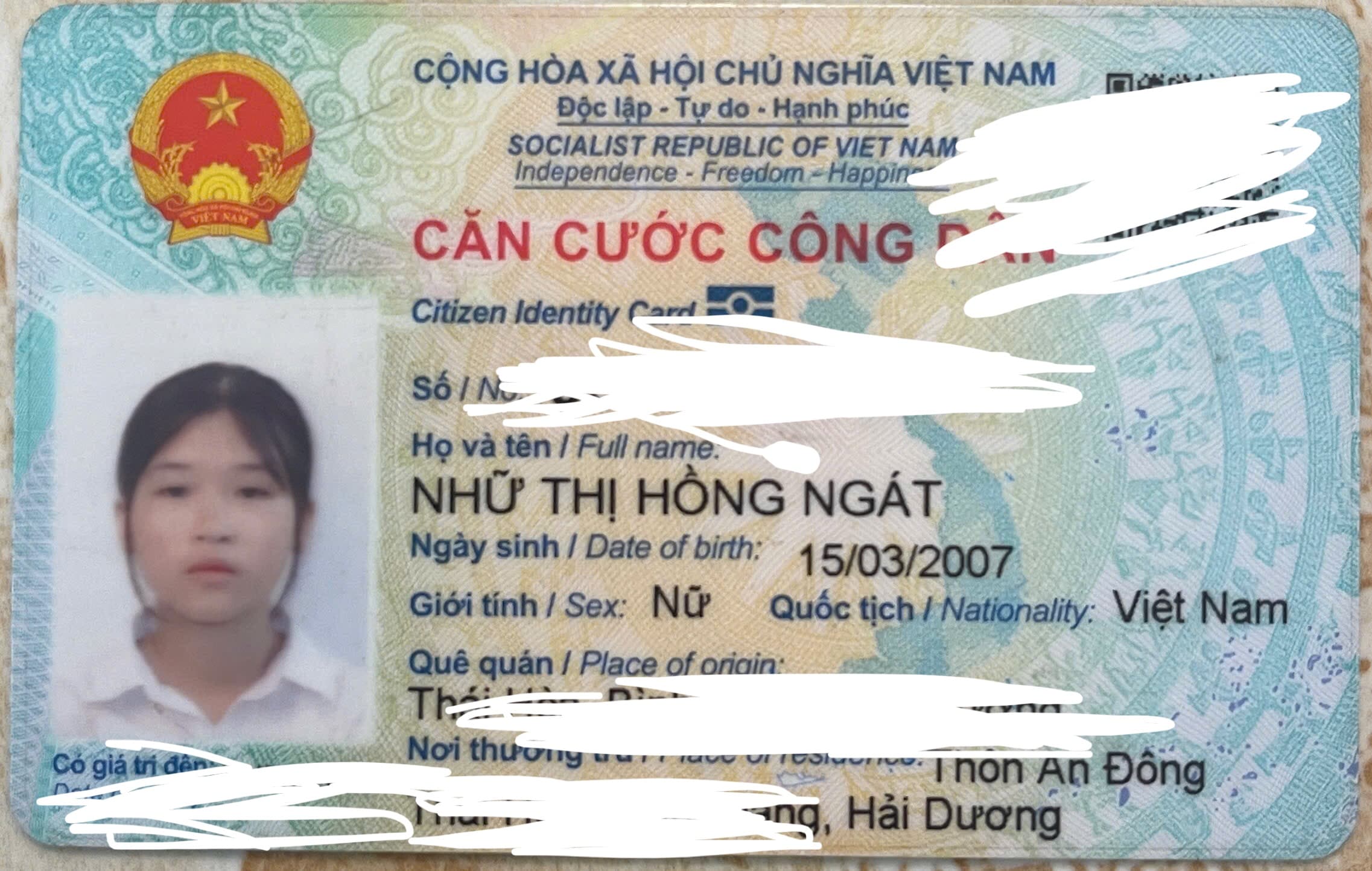Rơi ví Nhữ Thị Hồng Ngát 2007 ở Hà Nội