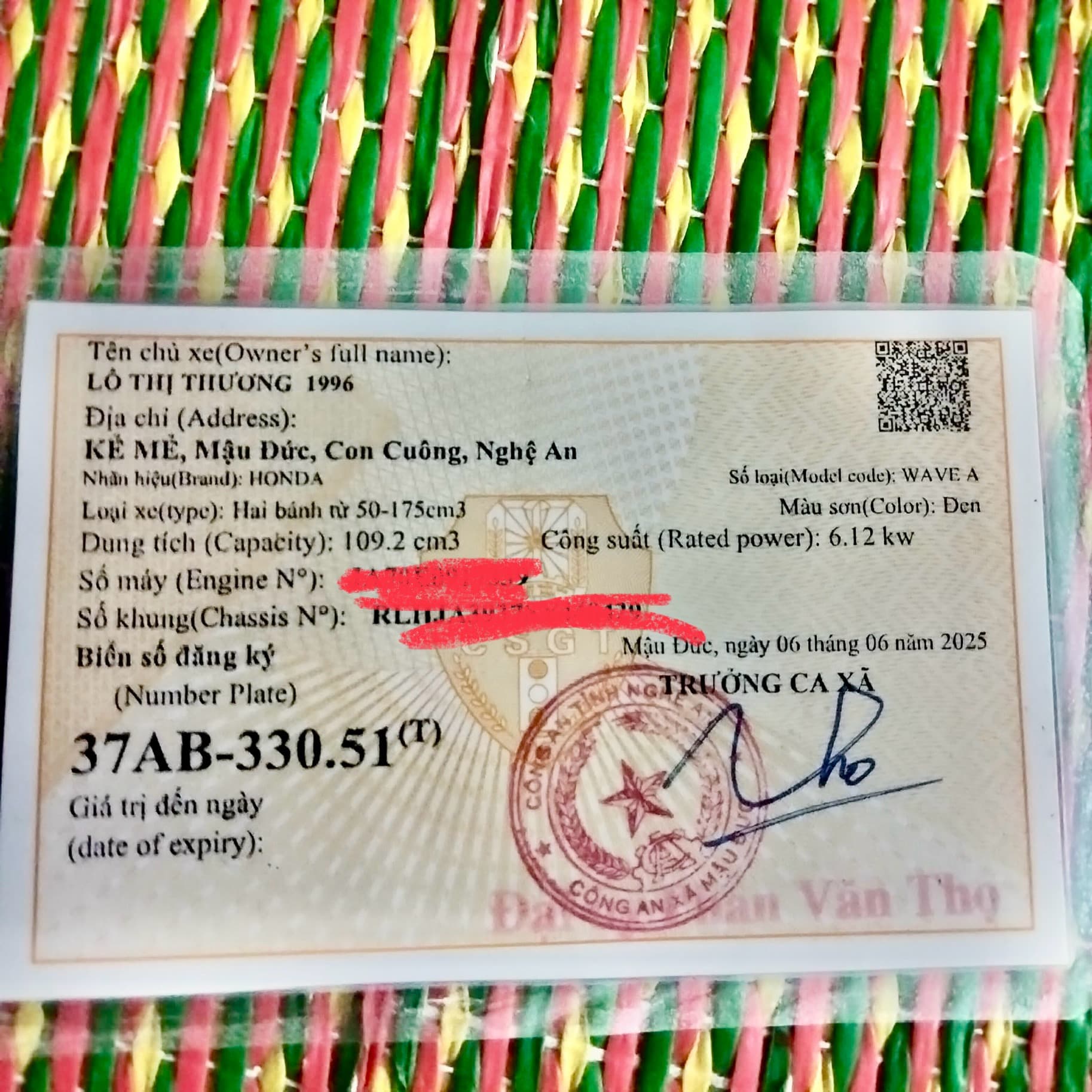 Tìm đồ đánh rơi (cccd và bằng lái xe mang tên (Lang trọng lực) và giấy tờ như hình 