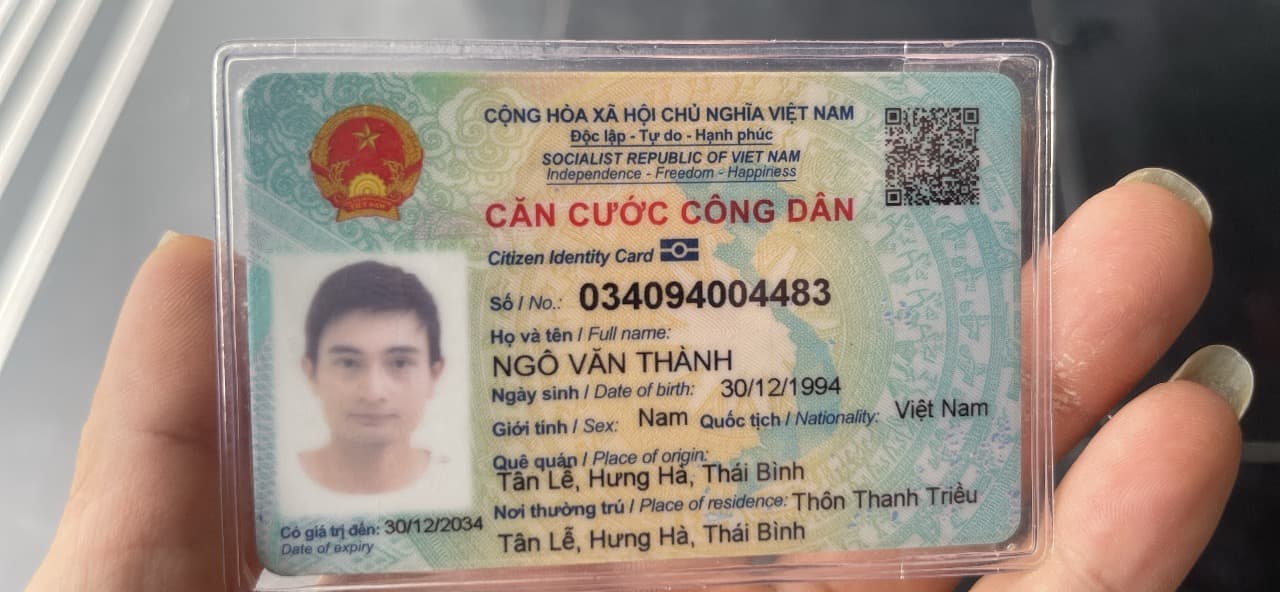 Tìm căn cước công dân bị rơi