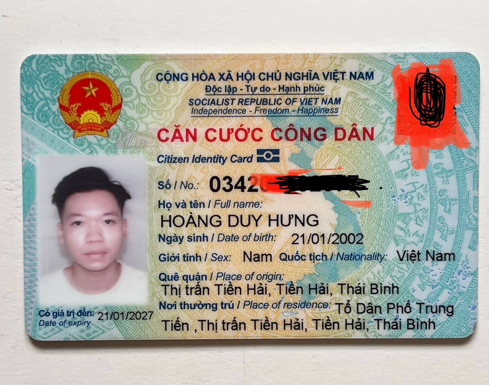 Rơi ví / Hoàng Duy Hưng 2002 ở Thái Bình