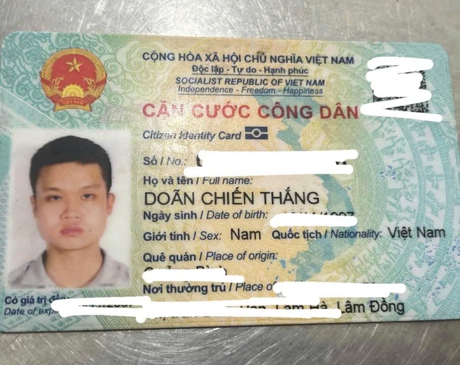 Rơi ví giấy tờ
