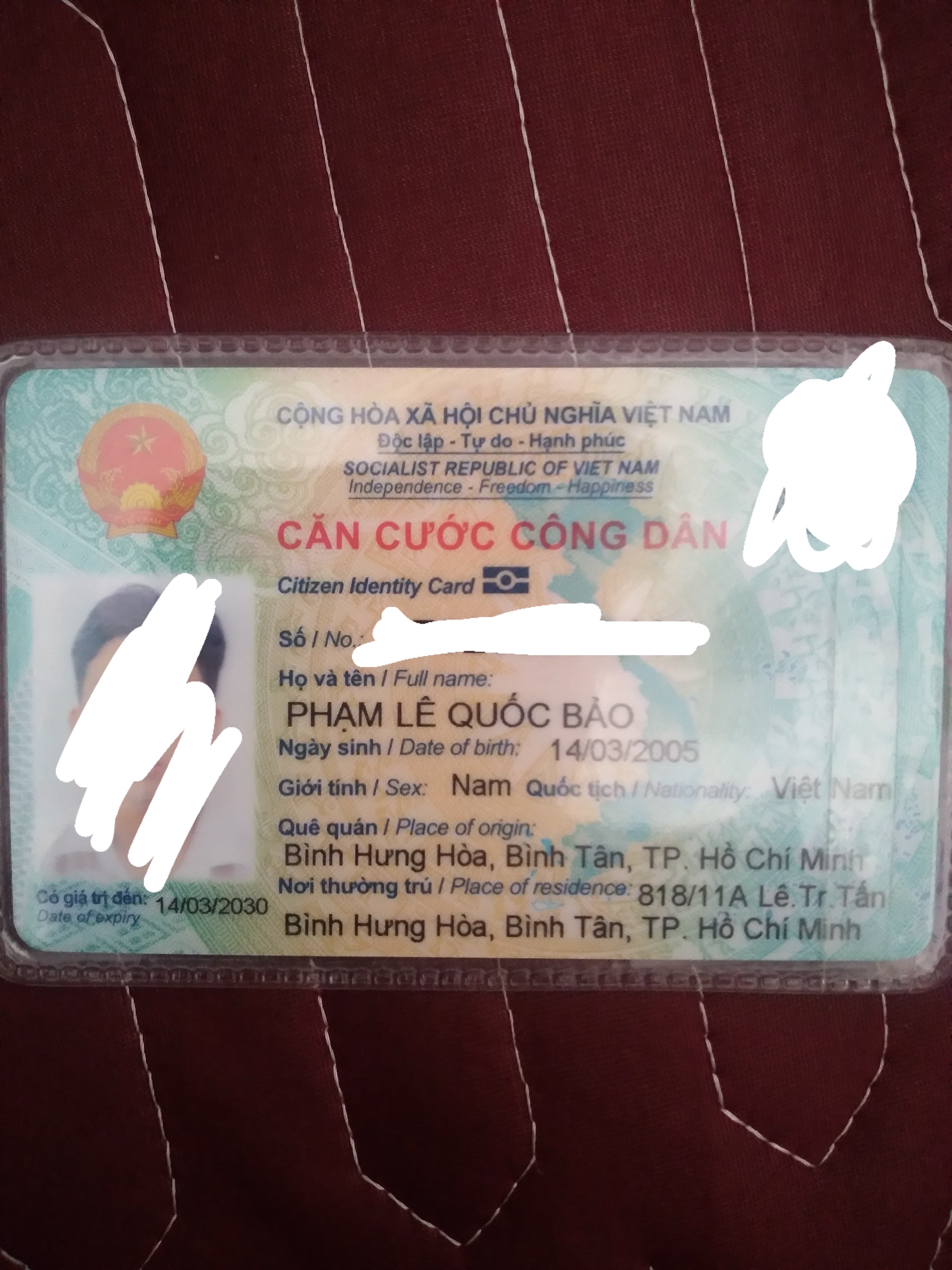 cần tìm lại bóp bị mất