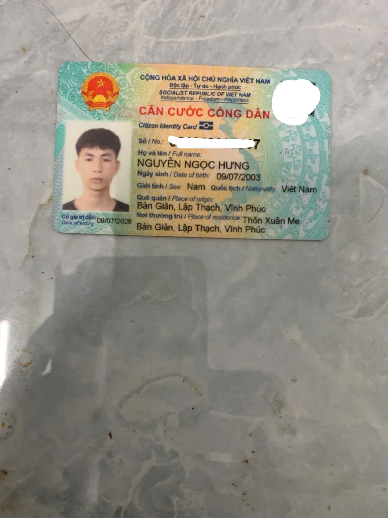 Rơi ví giấy tờ