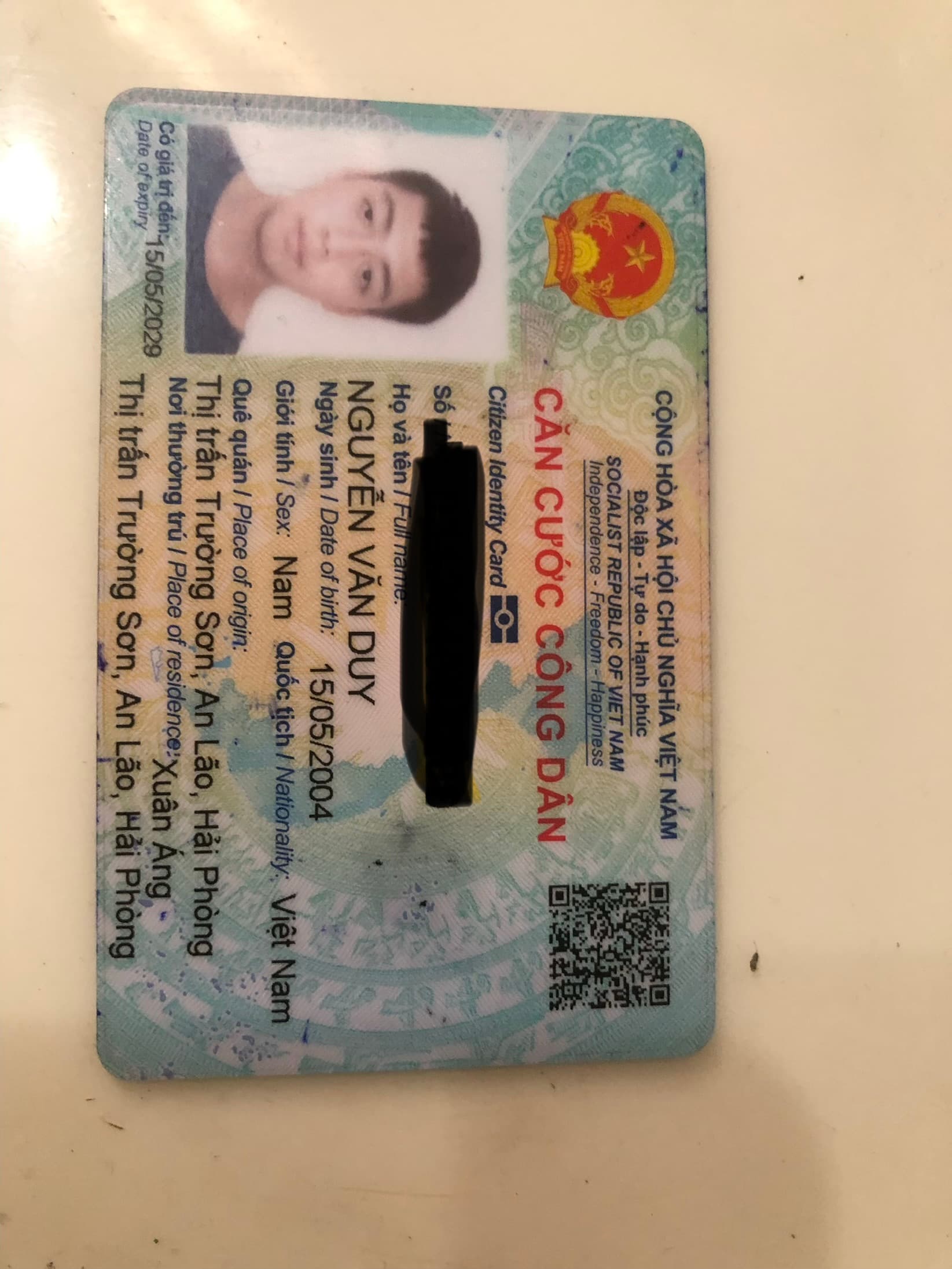 Rơi ví , trong ví có cccd Nguyễn Văn Duy, bằng lái xe, đăng ký xe 15AS05946