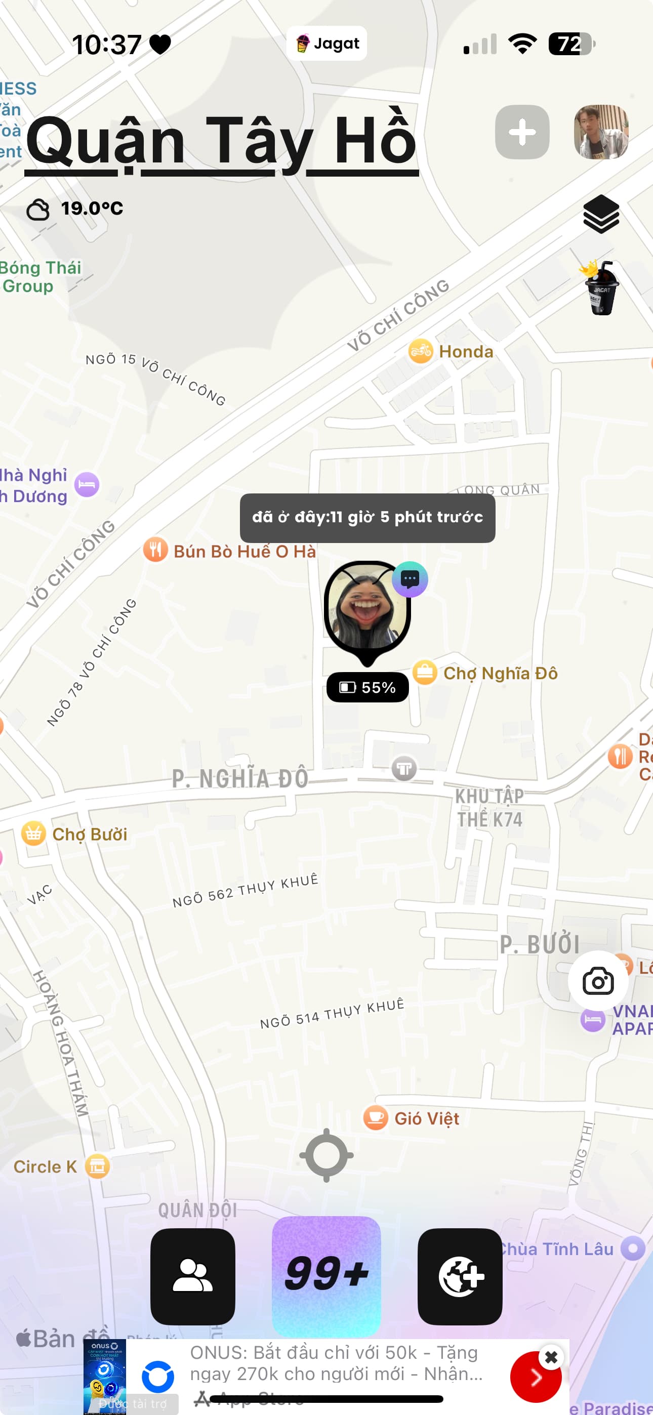 Rơi điện thoại iphone14 plus màu trắng ở cầu vượt Láng - Võ Chí Công