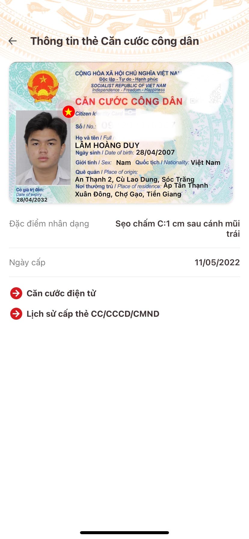 Rơi ví giấy tờ tuỳ thân lâm hoàng duy 2007 rơi ở tp hồ chí minh