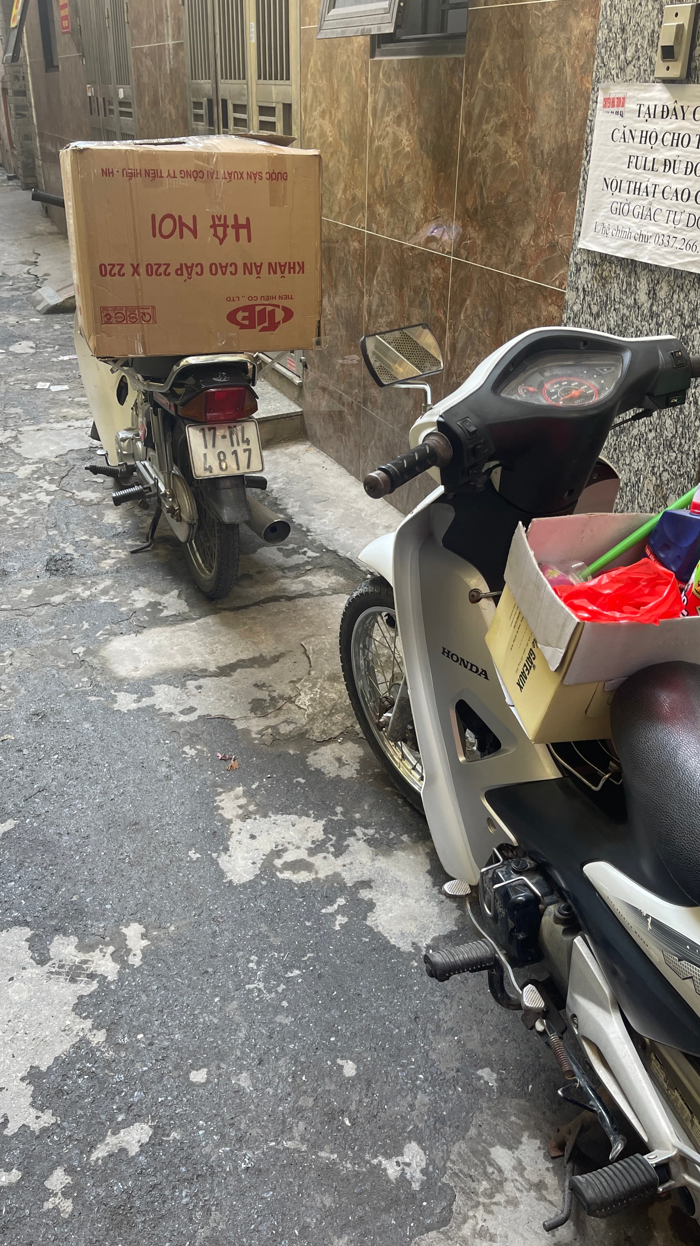 Tìm biển số bị rơi