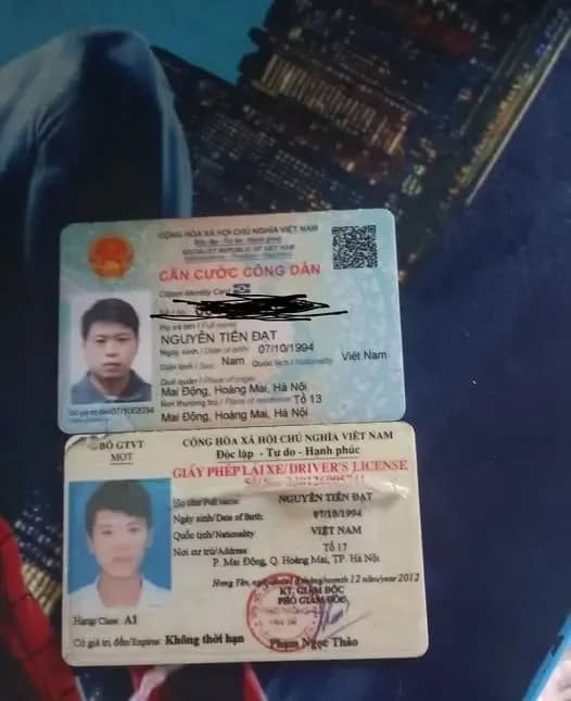 Nhặt được ví nhỏ có CCCD, bằng lái tại Quận 10, TP.HCM
