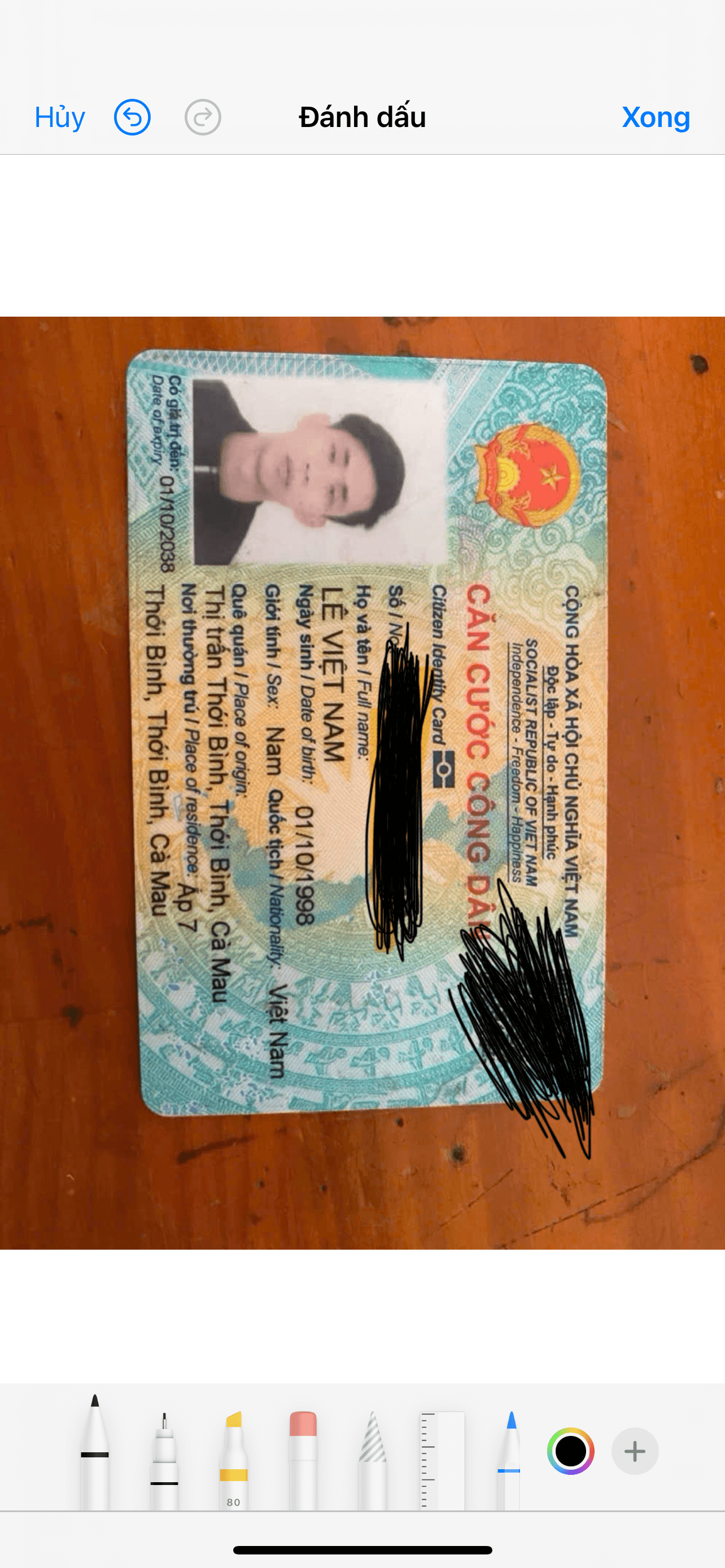 Rơi ví tên Lê Việt Nam ở thới bình Cà Mau