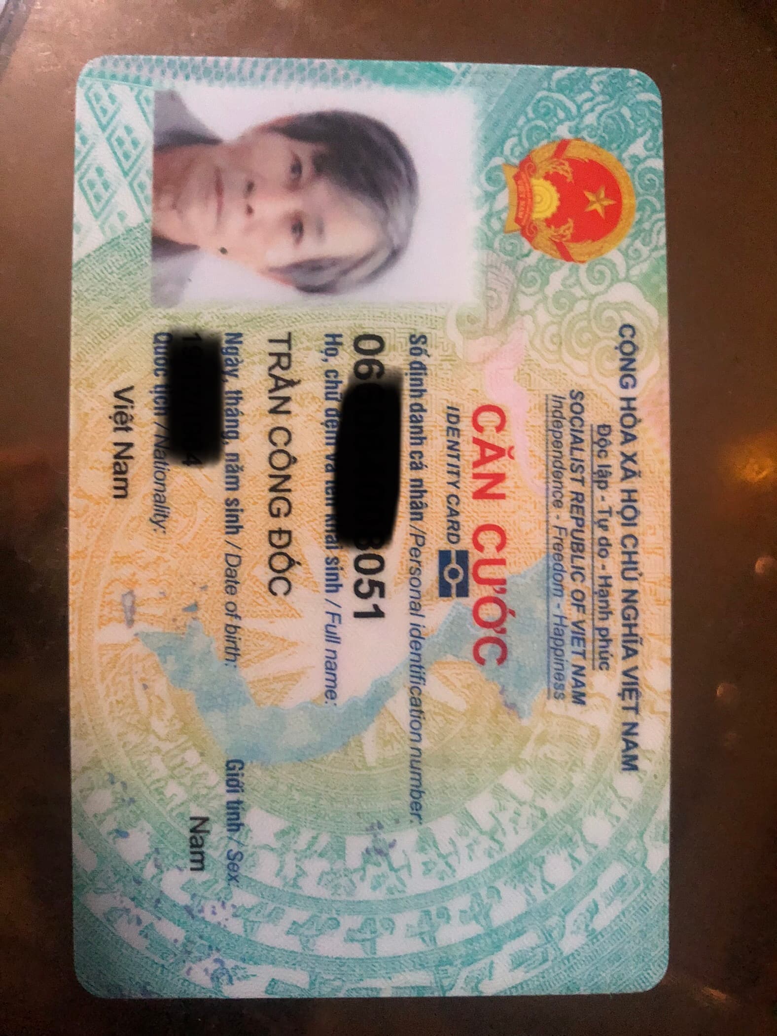 rơi ví/ giấy tờ tuỳ thân Trần Công Đốc 1964 rơi ở krông păc, Đăk Lăk