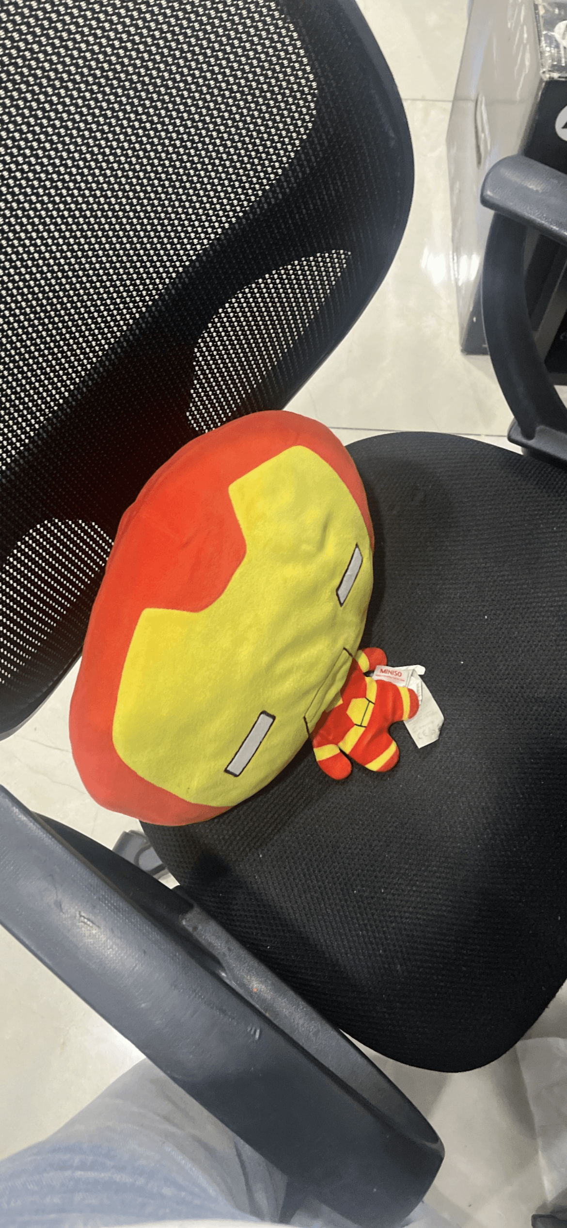 lạc mất thú bông Iron Man (Miniso) đầu to phiên bảng giới hạng