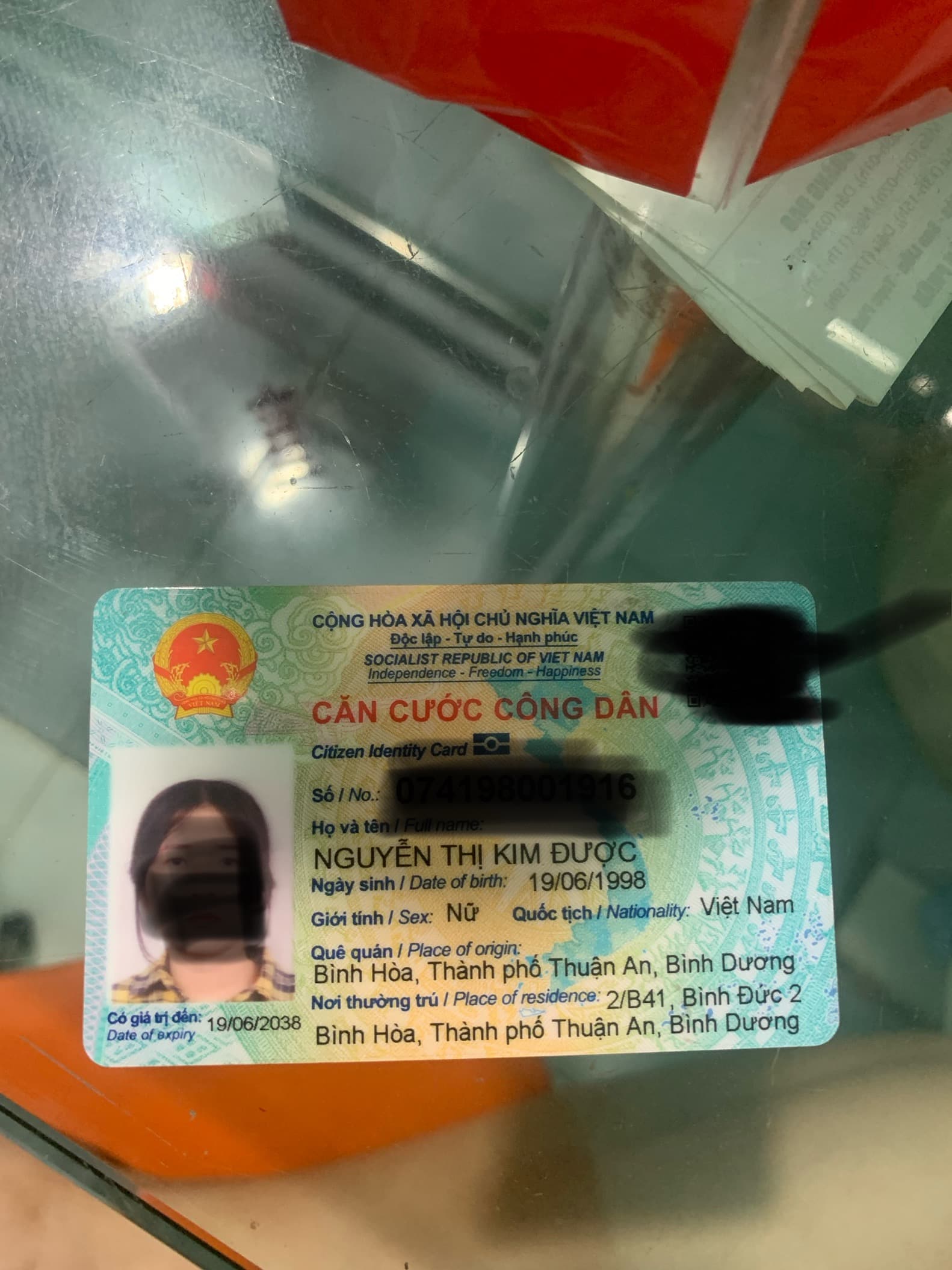 Đánh rơi ví có giấy tờ tên Nguyễn Thị Kim Được sn:1998