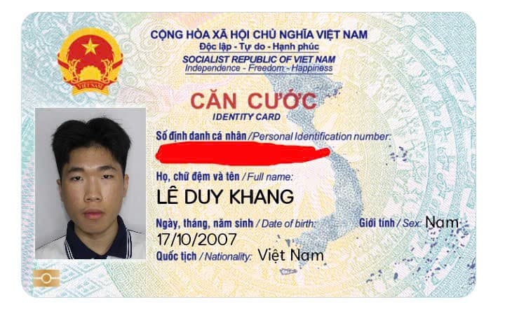 RƠI MẤT VÍ LÊ DUY KHANG 2007 rơi ở Phường Tân Sơn Nhì Quận Tân Phú Tp.Hồ Chí Minh