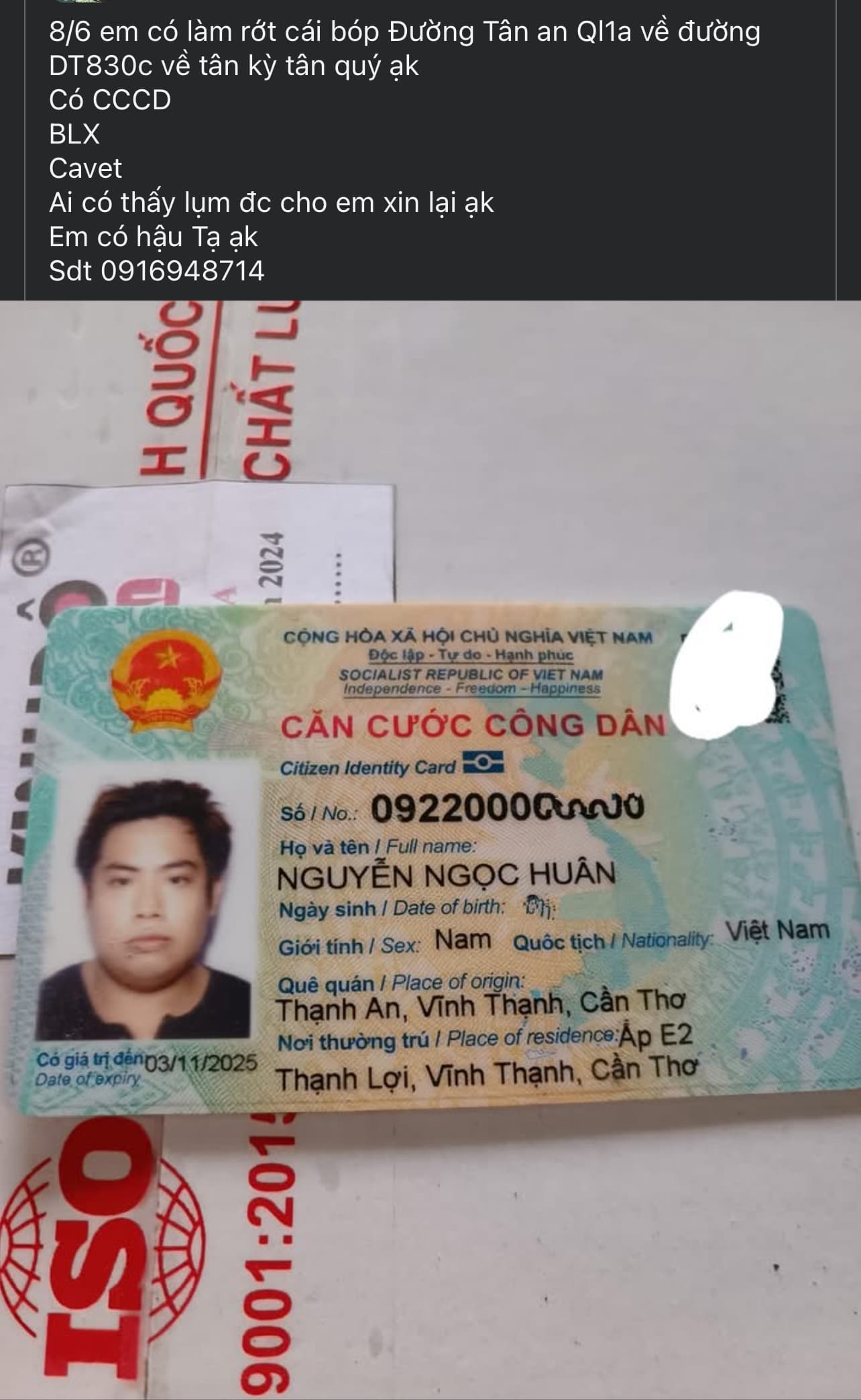 Tìm ví rơi thất lạc