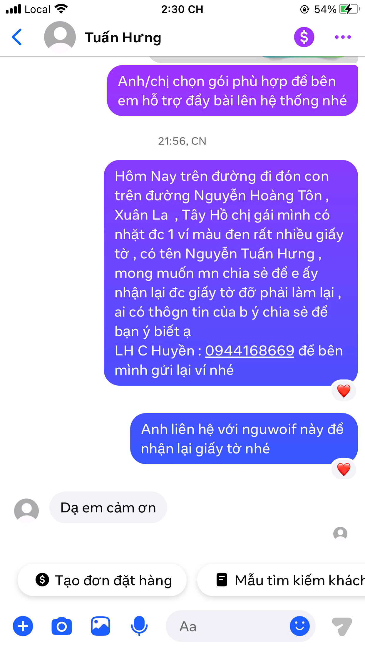 Đồ tìm thấy